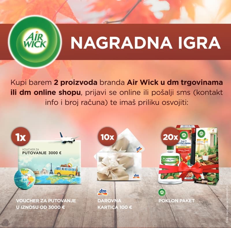 Air Wick — Nagradna Igra — DM